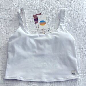 NWT Vuori Daily Crop Tank White